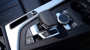 Red Audi A5 Sportback - interior view