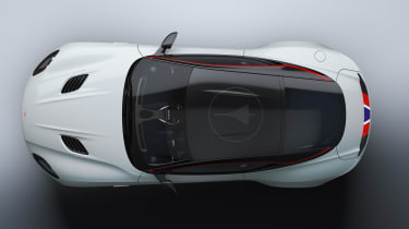Aston Martin DBS Superleggera Concord - aerial static