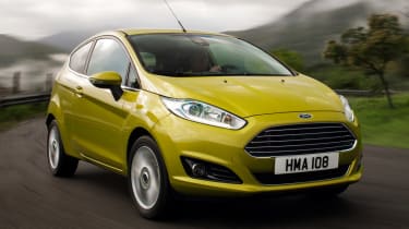 Ford Fiesta front cornering
