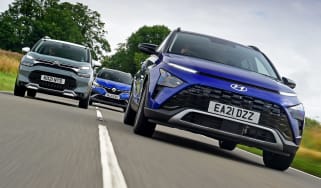 Hyundai Bayon vs Citroen C3 Aircross vs Renault Captur - header