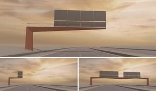 Highways England motorway gantry competition - winning design