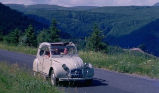 Citroen 2CV driving in France