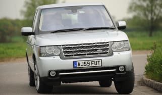 Range Rover front cornering
